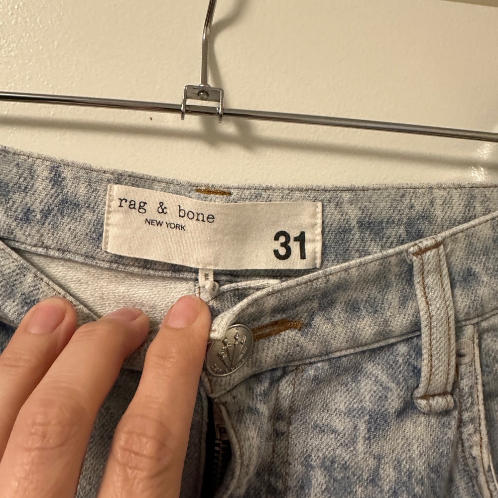 Rag & Bone "Sweatpants Jeans" - Size 31 Miramar Cotton Terry Wide Leg Pants - Picture 6 of 12